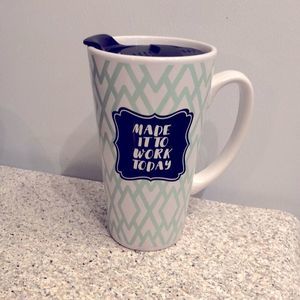 NWOT Ceramic tall mug cup